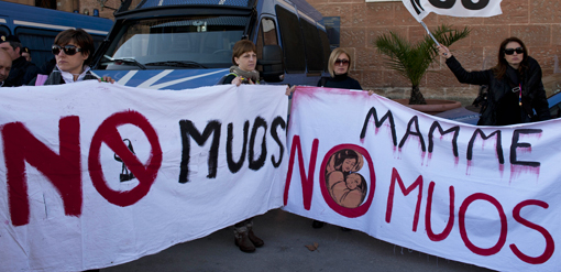 Una manifestazione contro il Muos